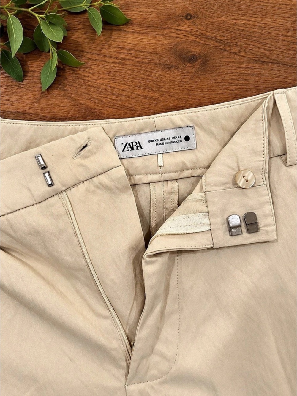 Zara Tailored Pants - Wrinkled Straight